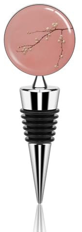 Pearl And Peach Bottle Stopper Beverage Bottle Sealer Reusable Wine Stopper Personalised Champagne Stopper Unique Wine Bottle Corks Keep Fresh Suitable for Standard