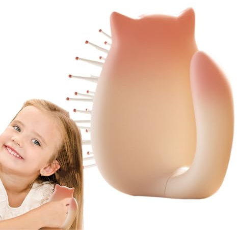 Spazzola per capelli, spazzola per capelli per ragazze - pagaia districante la spazzola per capelli - Il pettine a cuscino d'aria antistatico aggiunge lucentezza e rende i capelli lisci, districando