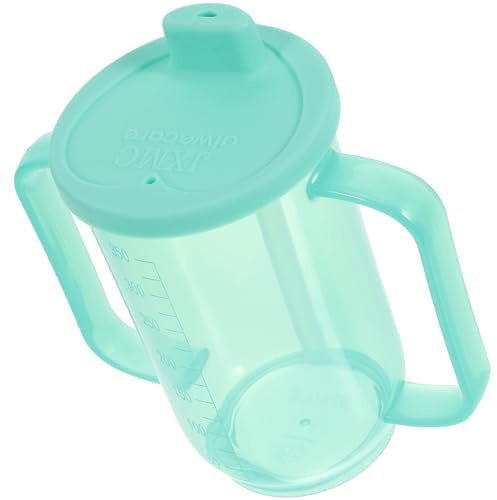 Ipetboom Auslaufsicherer Trinkbecher Für Flüssignahrung Mit Skala Für Senioren Und Pflegebedürftige Ergonomisch Geformt Für Alltag Und Rekonvaleszenz