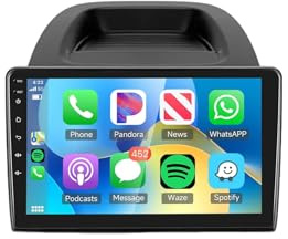 Radio Coche 2 DIN para Ford EcoSport Eco Sport 2017-2021 Pantalla Táctil 9 Pulgadas Navegación GPS Integrada Bluetooth WiFi USB Cámara Trasera Control al Volante Sistema Android 13(A2 2+32G)
