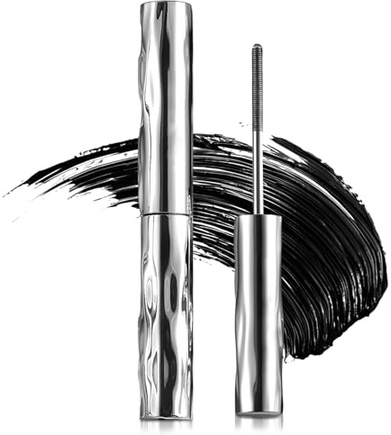 Ultra Fine Waterproof Mascara Wimperntusche, 3D Verlängernde & Pflegende Mascara, Schwarz Extra Slim Super Curling Voluming Eyelash, Long-lasting Mascaras Cream, Wasserdicht Nicht Klumpender (1PCS)
