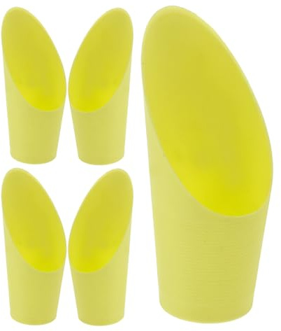 IWOWHERO Set 5 Palette in Plastica per Terriccio da Giardino, Piccole Pale per Bonsai e Piante Succulente, Utensili Manuali per Trapianto e Coltivazione, Resistenti e Facili Colore Casuale