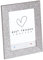 walther design cadre photo argent 15 x 20 cm surface scintillante, cadre portrait scintillant IT520S