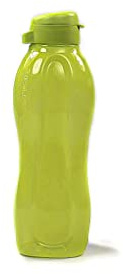 Tupperware to Go Eco EcoEasy Gourde avec couvercle à clip Vert citron 1,5 l