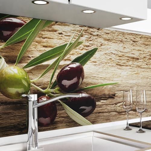 danario Küchenrückwand selbstklebend - Spritzschutz Folie Küche - Matt | Überbrückt Fliesen & Raufaser. Ablösbar & mieterfreundlich. Mit Haft-Garantie. Pflegeleicht. Kinderleichte Montage für Laien