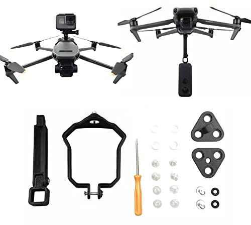 MotuTech 1/4 Inch Screw Camera Mount for DJI Mavic 3 / Mavic 3 Drone Accessory Extension Kit Multifunctional Bottom Mount