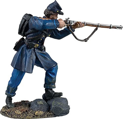 W. Britain 31372 American Civil War Federal in Frock Coat Standing Firing No 3