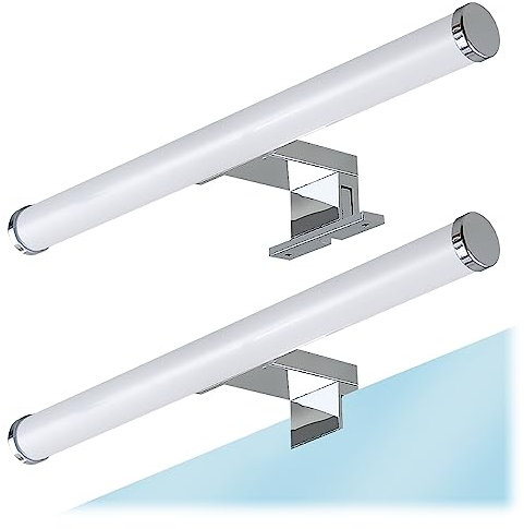 Kwazar – Lampe LED pour Miroir Salle de Bain - Barre LED GAMA 5W 30CM, 350lm, Blanc Neutre 4000K, IP44 – Applique de Salle de Bain, Lampe pour Meuble et Éclairage Mural – Faible Consommation