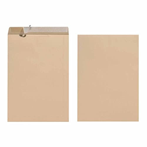 Herlitz 30 Briefumschläge braun B4 250 x 353 mm selbstklebend 100 g/m²