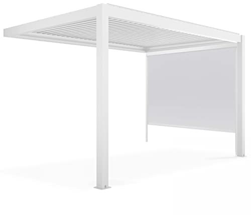 Oviala Pergola bioclimática 3 x 3 m y 1 Store 2,66 x 2,4 m