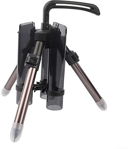 SPORTARC Supporto portatile per canna da pesca treppiede canna da pesca scatola stand barile supporto (grigio)