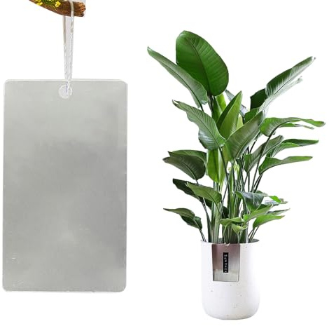 Aluminium-Baumanhänger, 50 Stück, Metall-Pflanzenetiketten, Garten-Etiketten, Outdoor-Metall-Etiketten, Aluminium-Baumanhänger, 4,6 x 8 cm, für Pflanzenmarker, Baum