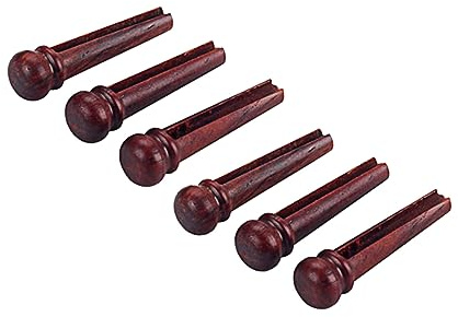 6pcs Redwood Acoustic Guitar Bridge Pins Coffee Gl69