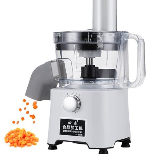 ylpddmm Cortador de Verdura Electrico-Mandolina Electrica-Cortador Verduras con Recipiente, Picador de Verduras de Cocina para Cebolla Patata Zanahoria