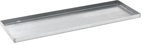 eurokraft | Stahl-Kleingebinde-Auffangwanne | LxBxH 1850 x 600 x 60 mm | mit Zulassung | Auffangvolumen 60 l | verzinkt