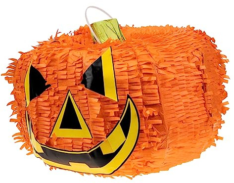 KOMBIUDA Halloween Piñata Kürbis Design Füllbare Party Deko Für Junge Mädchen Lustiges Spielzeug Für Halloweenfeiern Und Partys Kreatives Spielzeug Für Junge Mädchen Und Jungen