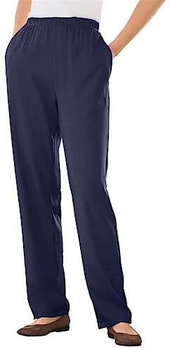 Pantaloni Donna Comodi Larghi Leggeri Estivi Pantalone Con Tasche Comodi Vita Alta Morbidi Casual Pantalone Vintage Elastici In Vita Sportivi Pants Traspiranti Lavoro Baggy Pantaloni Da Spiaggia
