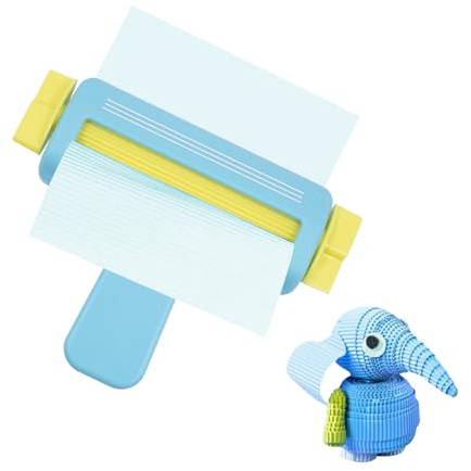 QoTang Papier Crimper,Papier Quilling Werkzeug Kunststoff Wellenform Werkzeug Bastelwerkzeuge Papierstreifen Bastelwerkzeuge für DIY Kunst Handwerk Scrapbooking