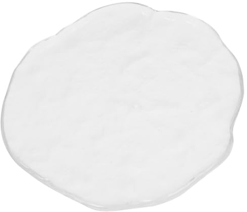 WEKADRIN Sottobicchiere in Vetro Spesso e Resistente al Calore Design Elegante con Raffinato Tappetino Anti-scottatura per Tazze da Tè e Caffè Decorazione Versatile per Tavolo da Pranzo