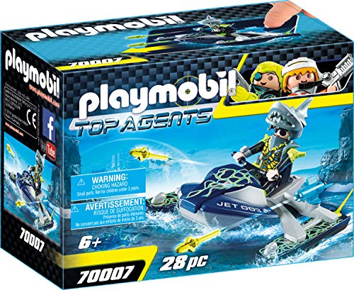 PLAYMOBIL 70007 Top Agents Team S.H.A.R.K. Rocket Rafter