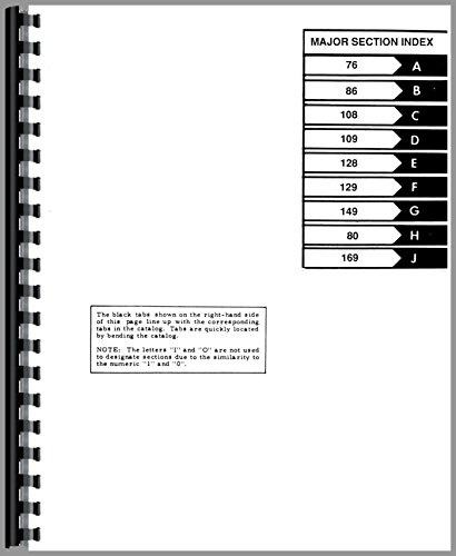 Parts Manual IH Cub Cadet 80 129 149 108 109 128 86 169 76 Lawn Tractor
