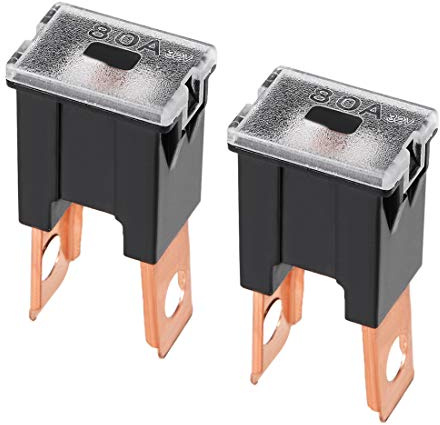 sourcing map Tridge Fuse 32V 80A Male Terminal Blade J Case Box for Truck 2pcs