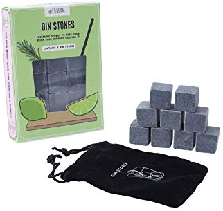 CGB Giftware | Set of 9 Marble Gin Stones in Gift Box and Pouch | 'Eureka' Collection | GB03852