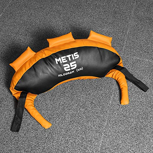 METIS Bulgarian Bag - 5kg bis 20kg | Crossfit Equipment und Krafttraining - Trainingsgerät für Fitnesscenter und Zuhause (25kg)…