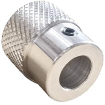 CHANCS Aluminiumlegierung Handrad 20mm OD Bohrung 8mm Rändel Handrad für Schlittenverschiebung Plattform Handle