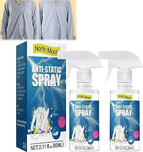 HOUXIANDOU Aerosol Antiarrugas | SU Ropa PLANCHADA EN 30 Segundos, Spray Antiarrugas para Ropa, Spray Antiarrugas, Elimina Fácilmente Las Arrugas Y Los Olores (2 Botellas)