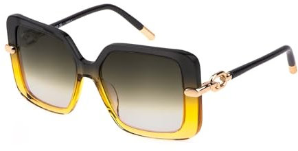 Furla Unisex SFU712 Sunglasses, Grey Degree Yellow, 54