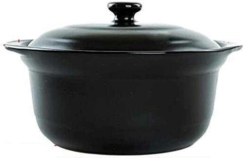 Cocotte, cocotte avec couvercle, ramequins en céramique avec couvercle, cuisson en terre cuite, marmite à ragoût en terre cuite, résistance aux hautes températures, chauffage uniforme (Color : #2, S