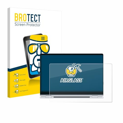 BROTECT Schutzglas für Samsung Galaxy Book4 360 15.6 | Transparenter Displayschutz Made in Germany Schutzfolie Panzer Folie Glas 9H Anti-Fingerprint Einfache Montage Clear