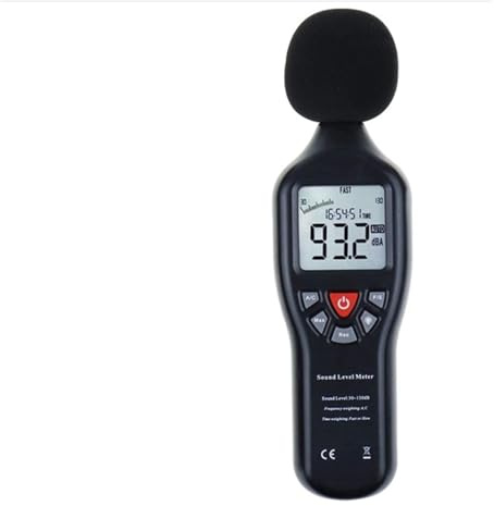 Fonometro digitale Fonometro Sensore di rumore ad alta precisione Misuratore di decibel 30-130DB Tester for monitor di rumore LCD digitale Registratore di rumore USB con CD per le fabbriche domestiche