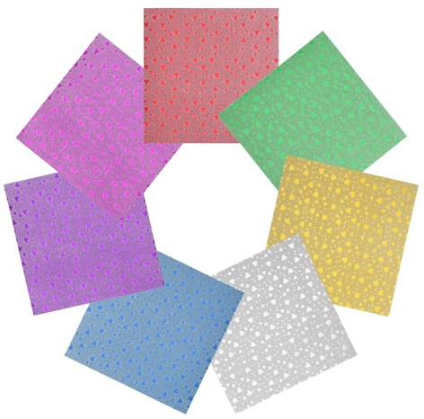 QUARKZMAN Carta Origami Glitterata 900 Fogli, 15x15cm 70gsm Fogli Quadrati Perlati Colorati Facili da Piegare Regali Gru Matrimonio Compleanno decorarererezioni