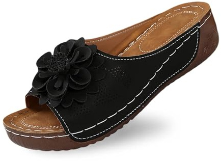 Generico Ciabatte Ortopediche Donna Estivi,Nuvole Sandalo Estivi Eleganti Comode Spiaggia Slip on Espadrillas Sandali Pantofole Piscina da Casa Primaverili e Estate