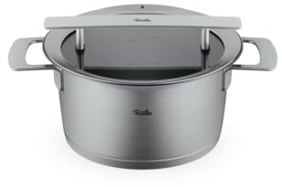 Fissler Phi Collection kastrull (16 cm, 1,9 l) med glaslock – rostfri gryta liten, induktionssäker, energibesparande, diskmaskinssäker, premiumkvalitet tillverkad i Tyskland