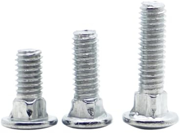 Bullone for carrello a testa tonda con collo quadrato GB12 DIN603 zincato M4 M5 M6 M8 M10 M12 for scaffale scrivania L=10-100mm(35mm,M8 5pcs)