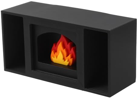 jojofuny Cheminée de Maison de Poupée Décoration Miniature pour Noël Style Victorien Mobilier pour Maisons de Poupée Élément Décoratif pour Intérieur