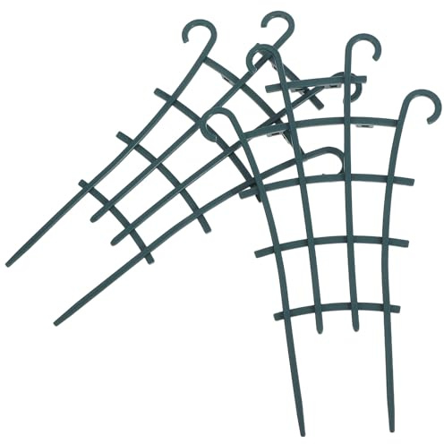 YARNOW 2 Stück Pflanzenstütze Rankgitter aus Robustem Kunststoff Kompakt und Vielseitig für Topf und Kletterpflanzen im Garten Balkon