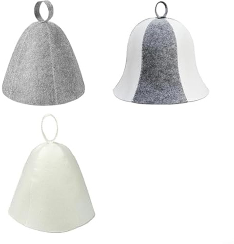 EffiFish Lot de 30 chapeaux de sauna en feutre pour femme, résistant à la chaleur, accessoire de sauna pour sauna traditionnel, infrarouge et à vapeur