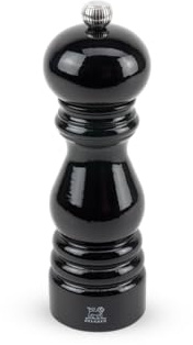 Peugeot Paris Antique Moulin à sel manuel en bois de hêtre patiné, Réglage mouture classique, Couleur : Finition antiquaire, Taille : 18 cm, Matière : Bois, 30964