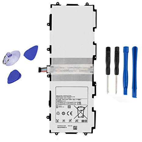 ASKC 3.7V 25.90Wh 7000mAh SP3676B1A(1S2P) Tablet Akku für Samsung Galaxy Tab 10.1 GT-P7500 P7510 Tab 2 10.1 GT-P5100 P5110 P5113 SCH-I915 SGH-I497 Note 10.1 GT-N8000 N8010 N8013 with Tools