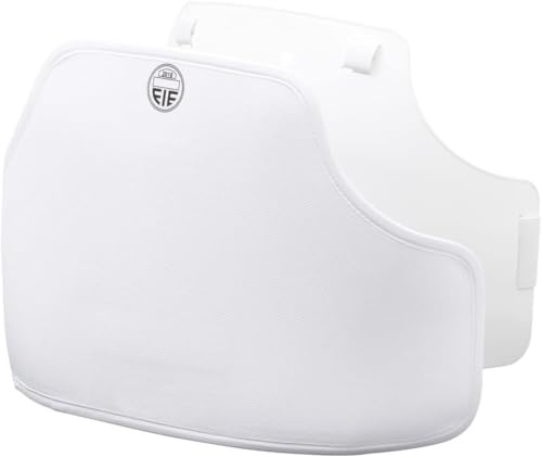LEONARK FIE Certificate Fencing Sport Chest Guards - Adjustable Double Layer Soft Breast Protectors for Football Rugby Volleyball Baseball etc - Plastron for Foil Epee Saber Fencers (Male FIE, M)