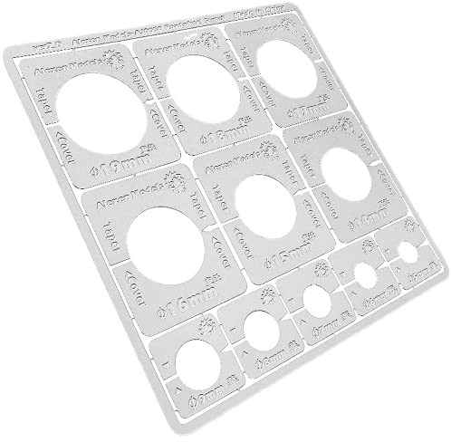 Hobby Model Modern Armored Car Tank Model Roadwheel Rims Spray Stencil Template Tools