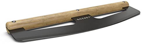 Gozney Pizza-Wippe mit Holzgriff und Edelstahlklinge, 33,5 cm scharfe Klinge, Pizzaofen-Zubehör
