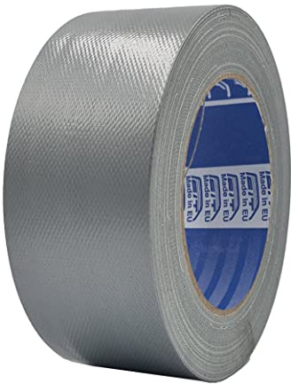 ACIT Super telatband 50 mm x 25 m, förstärkt telatband, Duct Tape, Amerikansk Tape: Reparation, Fästning och förpackning med hög tätning (grå)