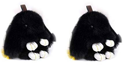 Verve Jelly Porte-clés lapin adorable porte-clés en fourrure artificielle douce porte-clés de voiture porte-clés de sac à main en fausse peluche pendentif lapin cadeau pour femmes filles