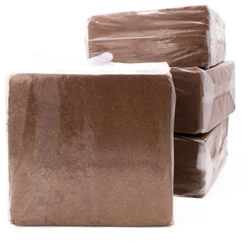 Kokoshumusziegel als Hochbeeterde oder Blumenerde für Pflanzen/Zimmerpflanzen - natürliche Kokoserde als Alternative zur herkömmlichen Blumenerde für EIN kräftiges Wurzelwachstum (280 Liter)