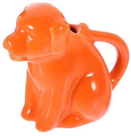 Amosfun 2pcs Small Gravy Jug Ceramic Sauce Boat Frothing Pitcher Easy to Operate Keep Table Clean